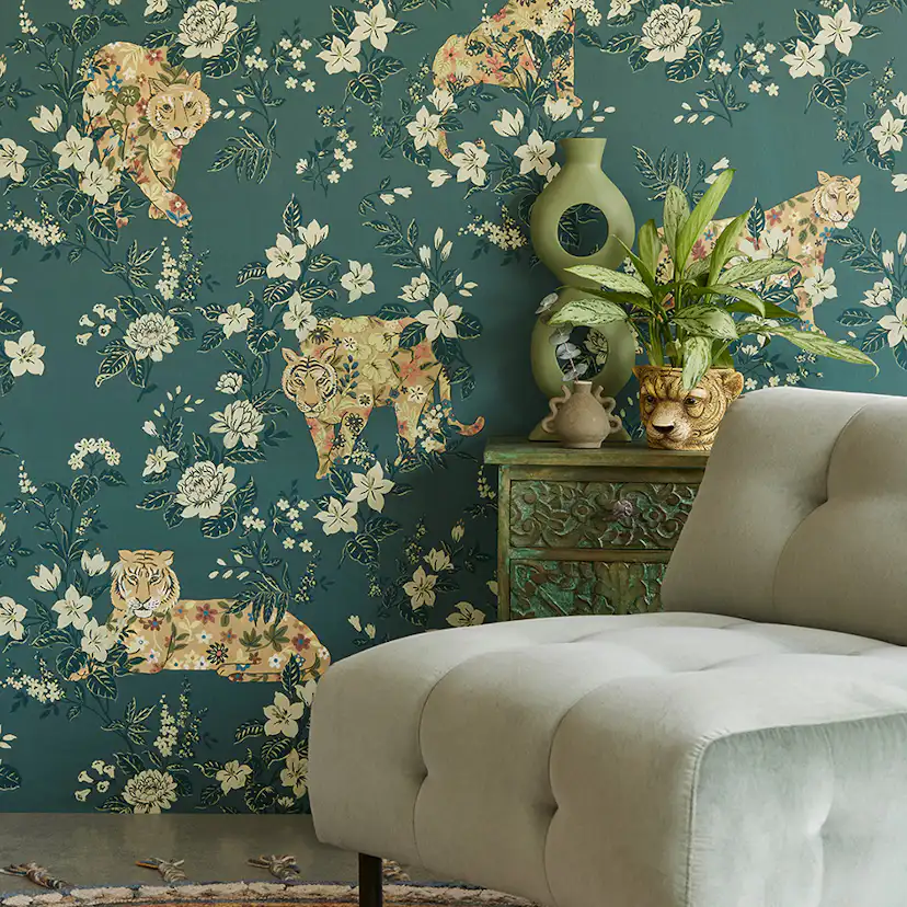 Väggbild Eijffinger Festival Big Cats 333553