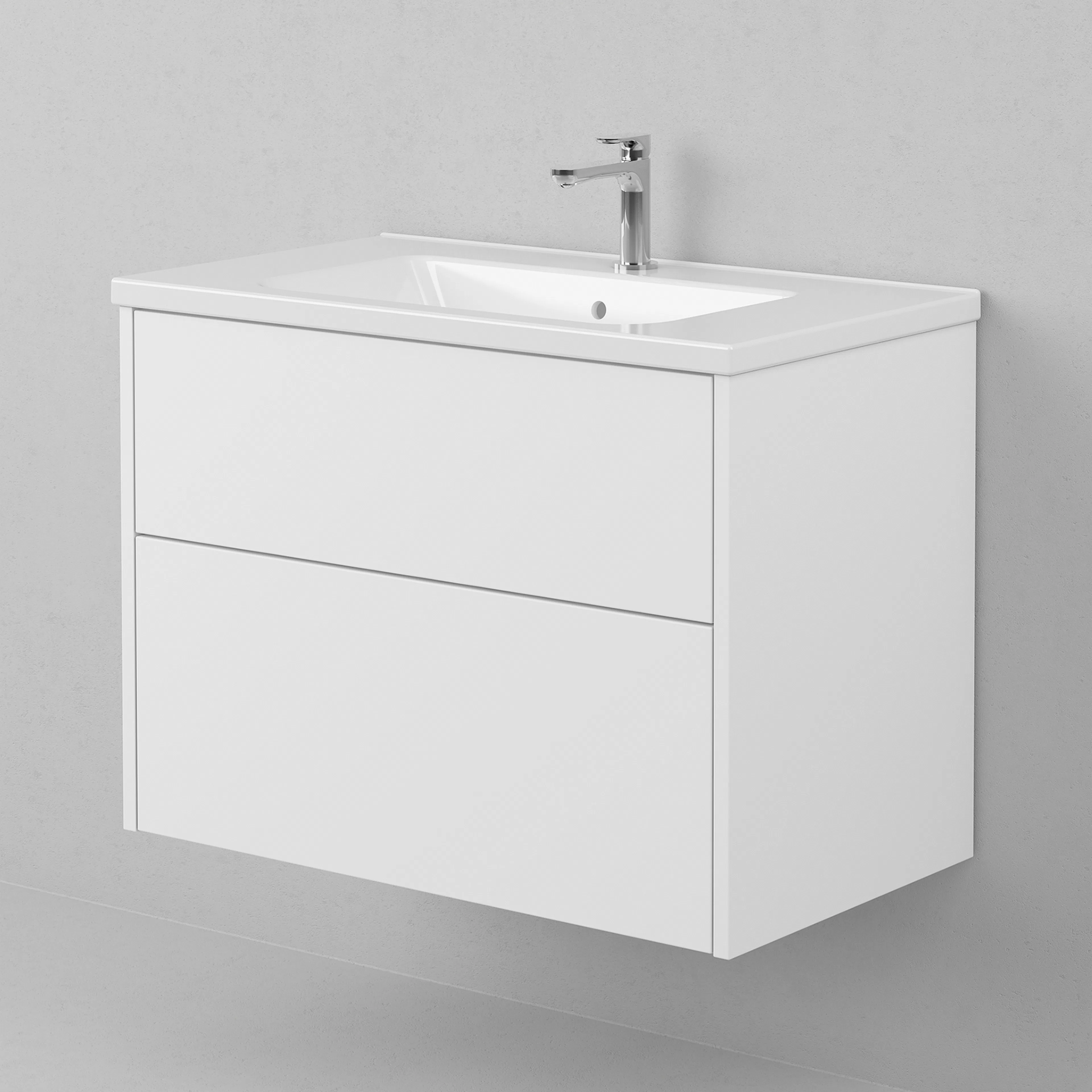 Tvättställsskåp INR Grand Solid med 2 Lådor