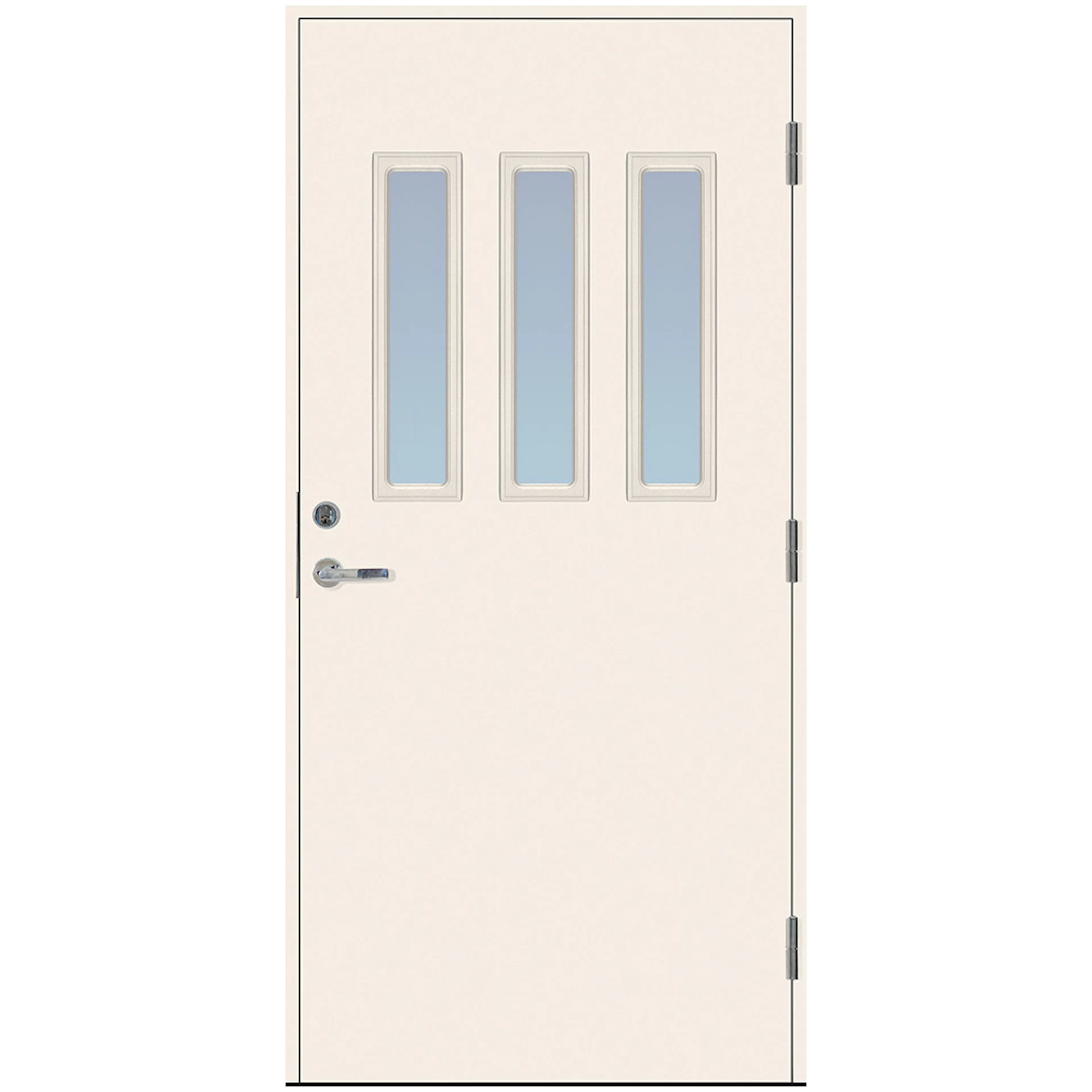 Ytterdörr Scandidoor Björn Vit Klarglas