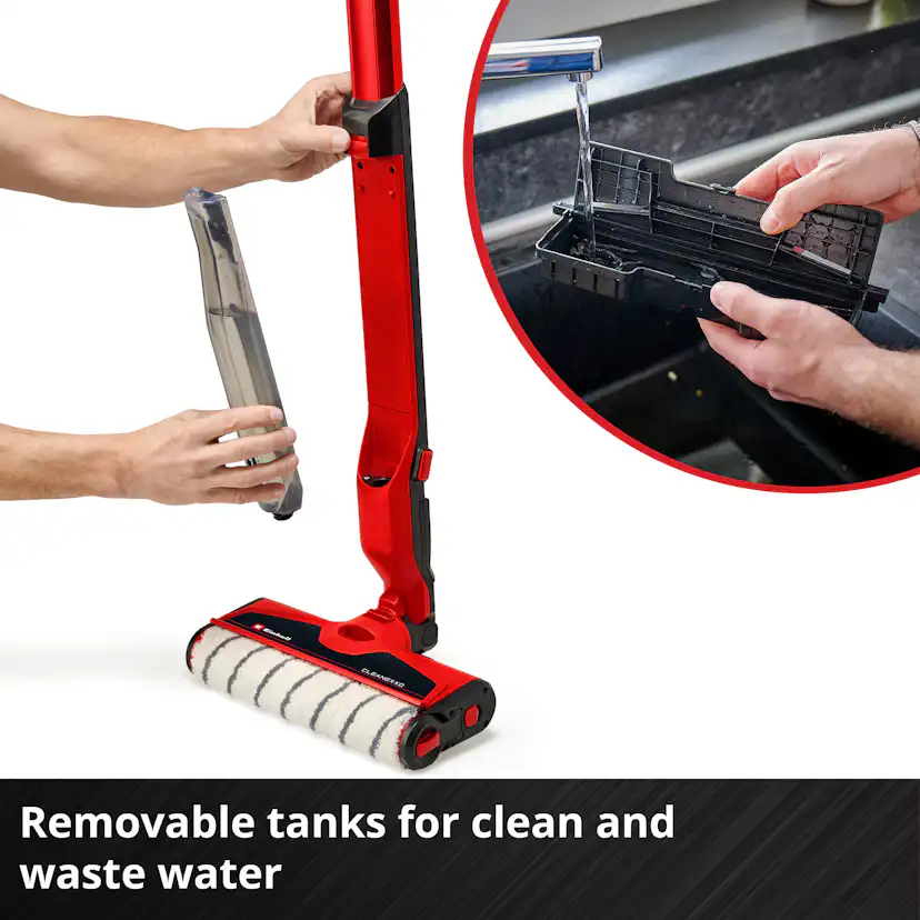 Skurmaskin Einhell CLEANEXXO För Hårt Golv Sladdlös utan Batteri