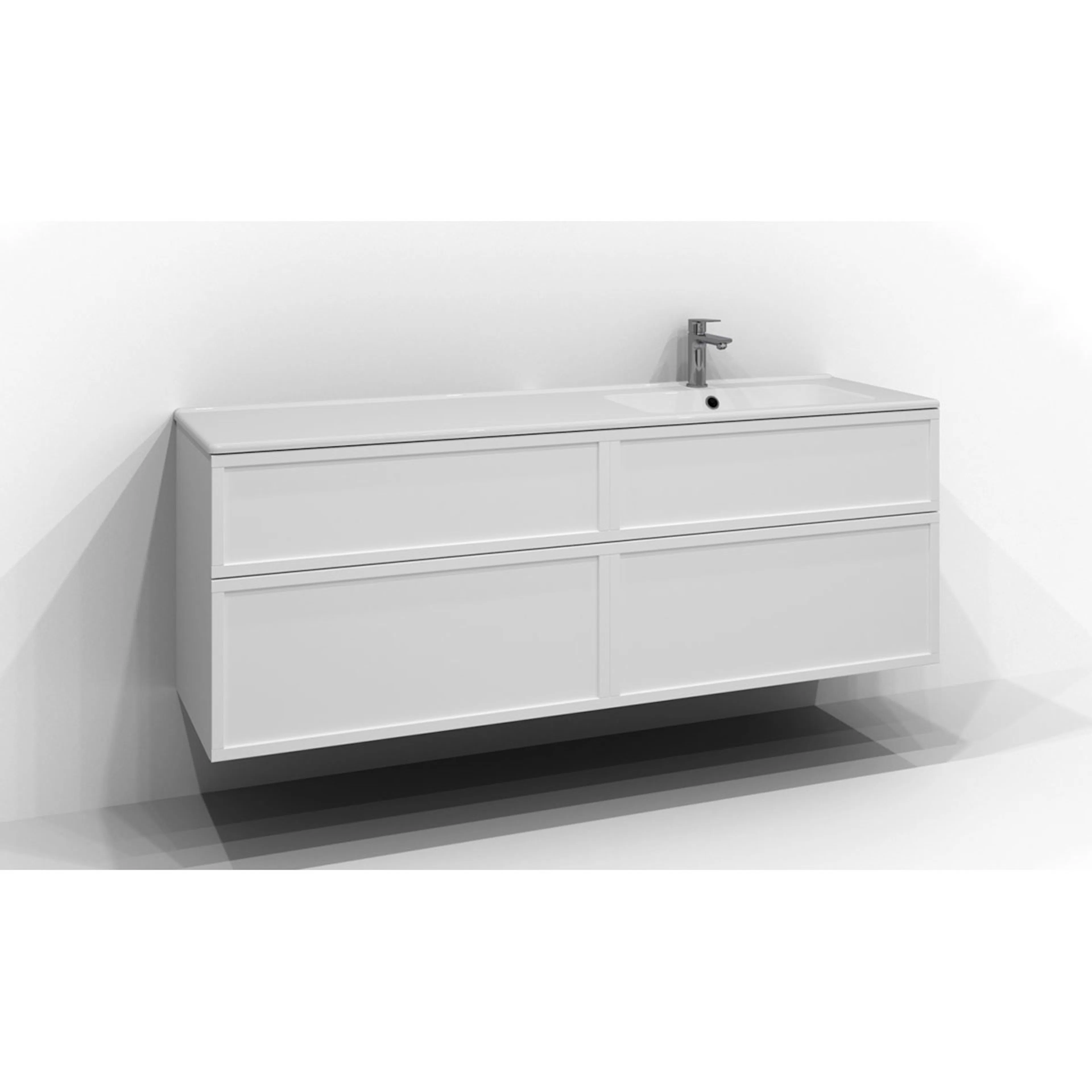 Tvättställsskåp Svedbergs Poem Ram med 4 Lådor