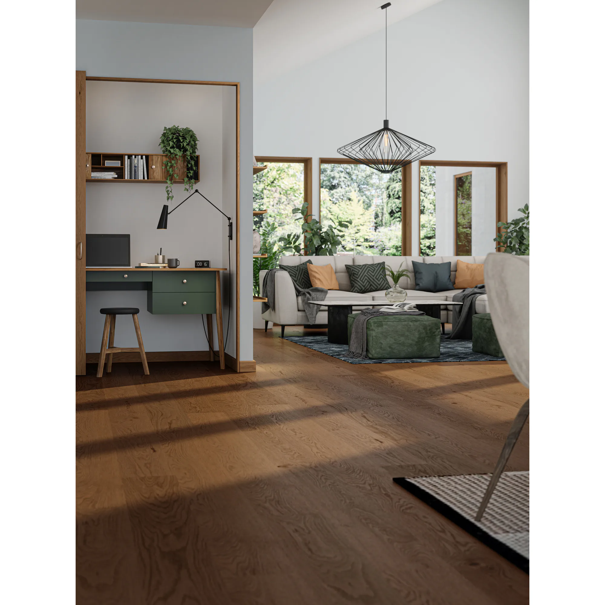 Trägolv Bjelin Härdad Ek Lindby 3.0 XL 1-stav