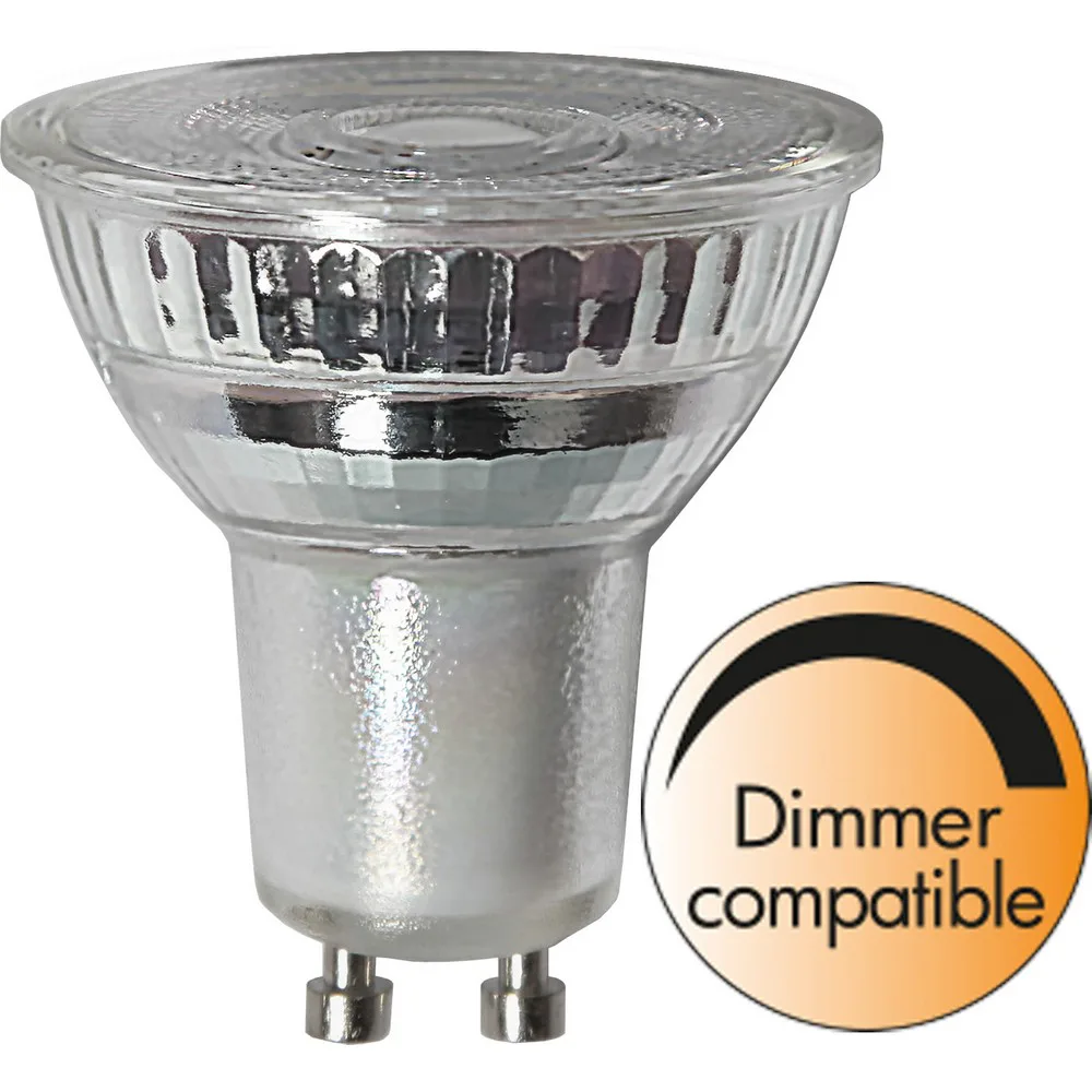 LED-lampa Star Trading GU10 MR16 Spotlight Glas Dimbar 3,6W 4000K