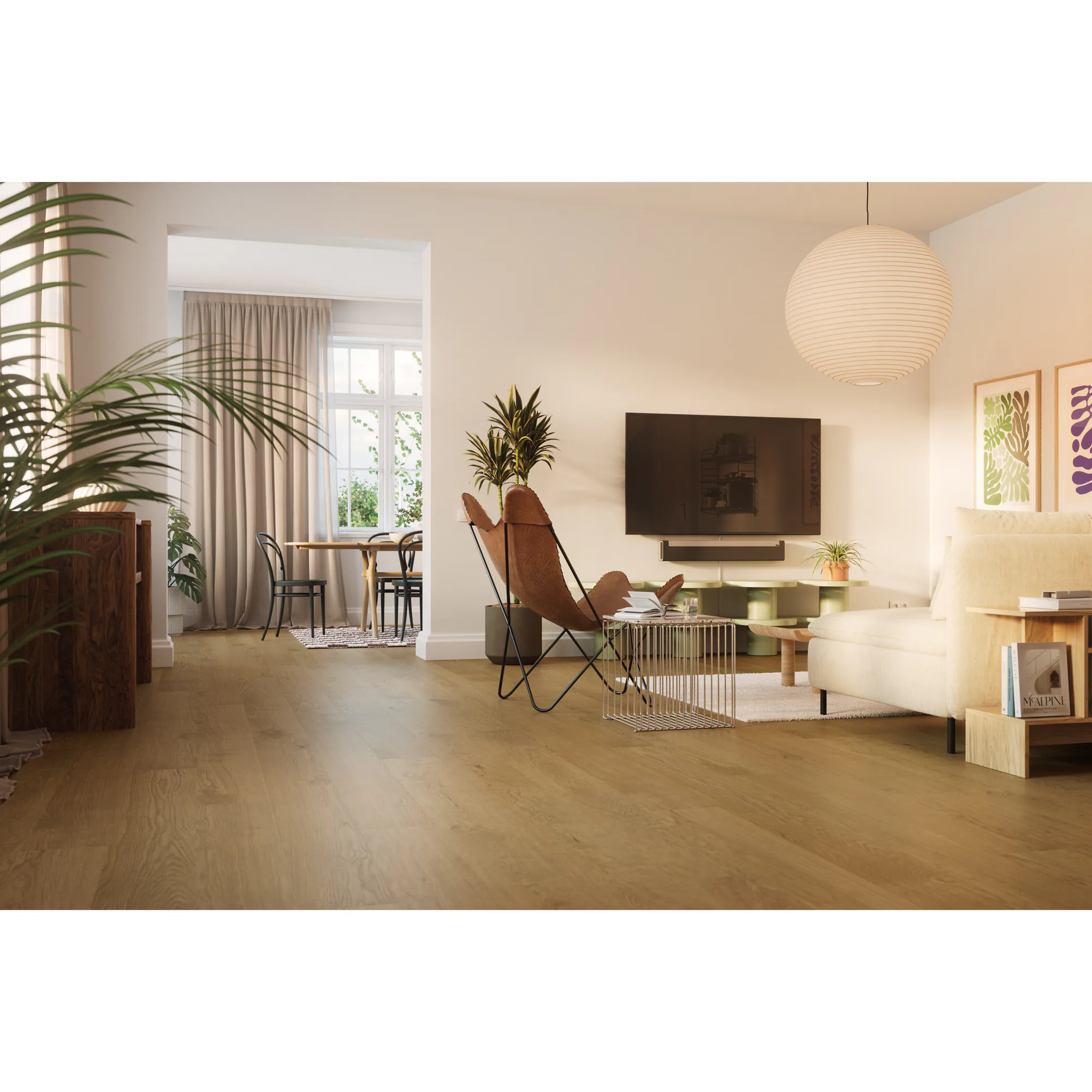 Trägolv Bjelin Härdad Ek Gantofta 3.0 XL 1-stav