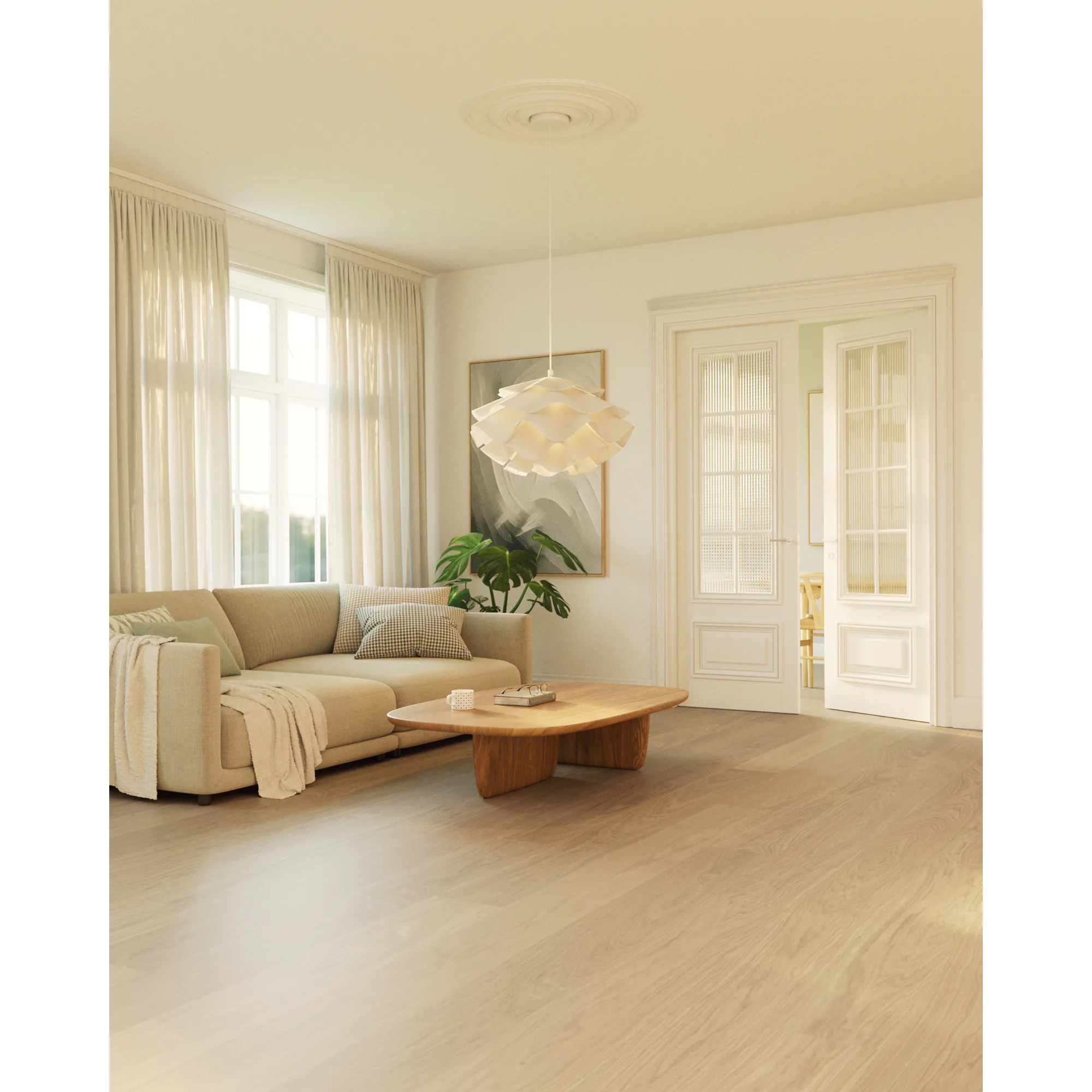 Trägolv Bjelin Härdad Ek Loshult 3.0 XL 1-stav