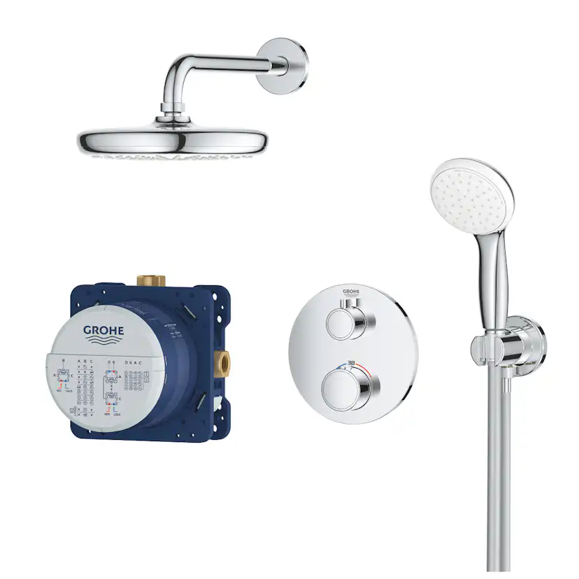 Takduschset Grohe Grohtherm Tempesta 210 34727 för Inbyggnad