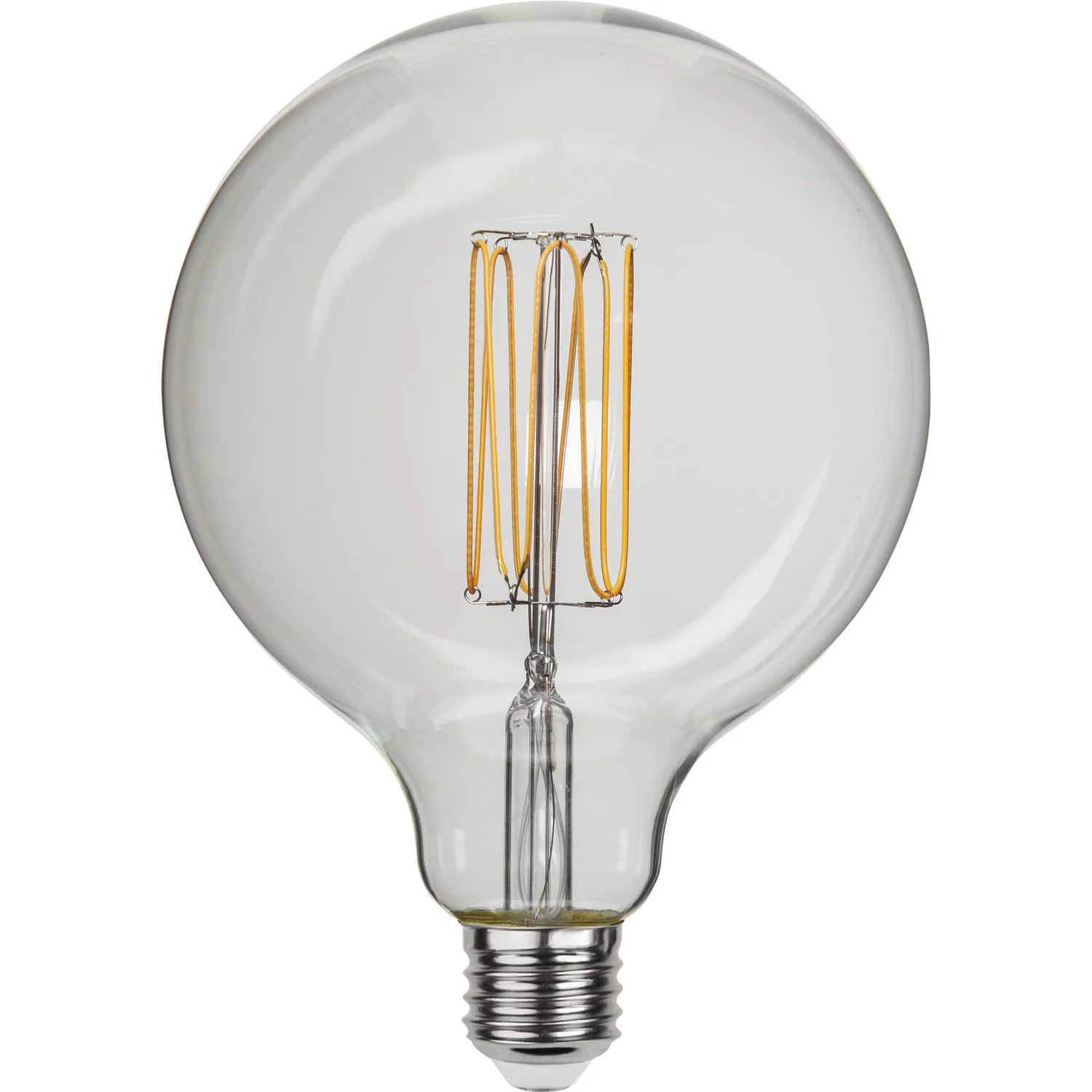 LED-lampa Star Trading E27 G125 Decoled Grace Clear