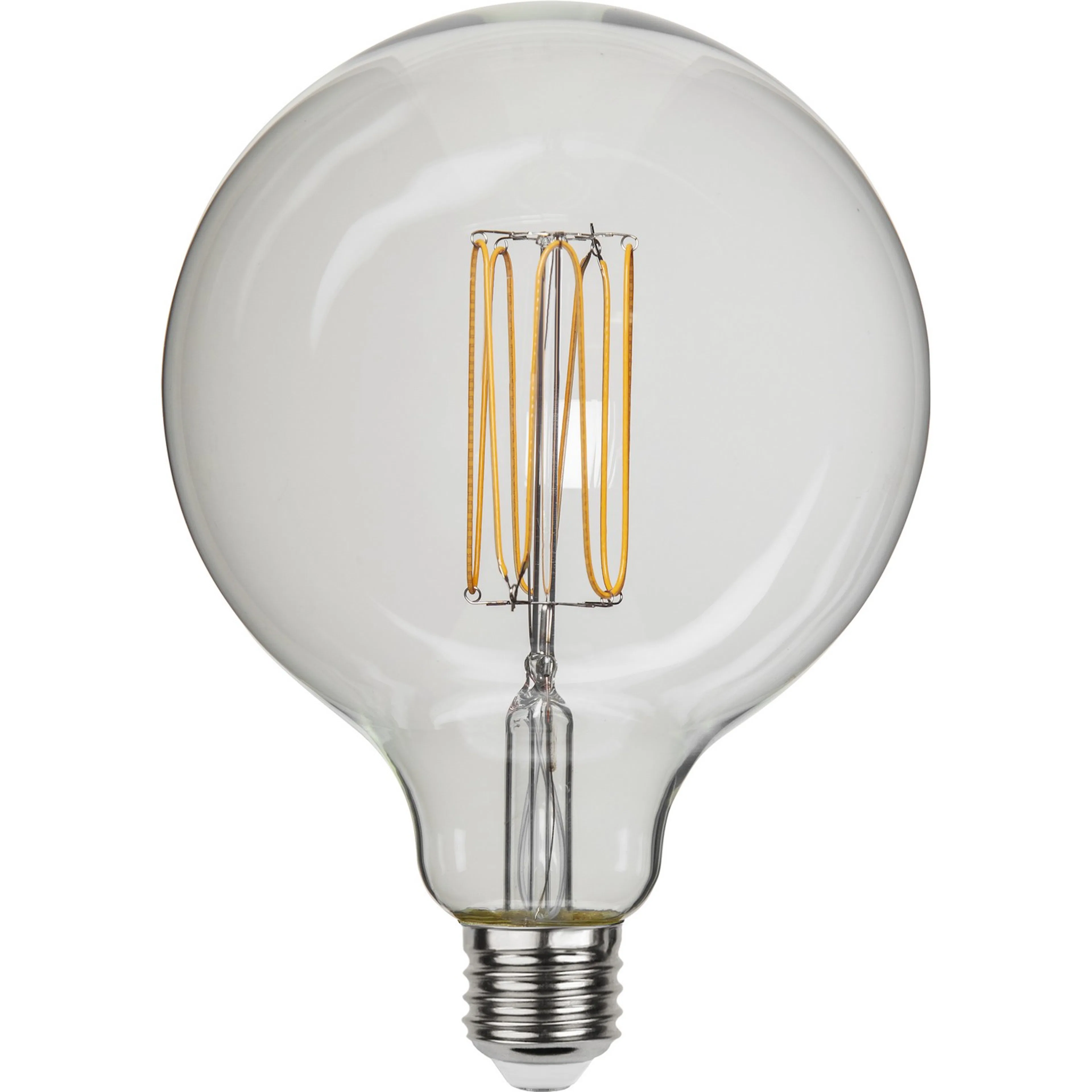 LED-lampa Star Trading E27 G125 Decoled Grace Clear