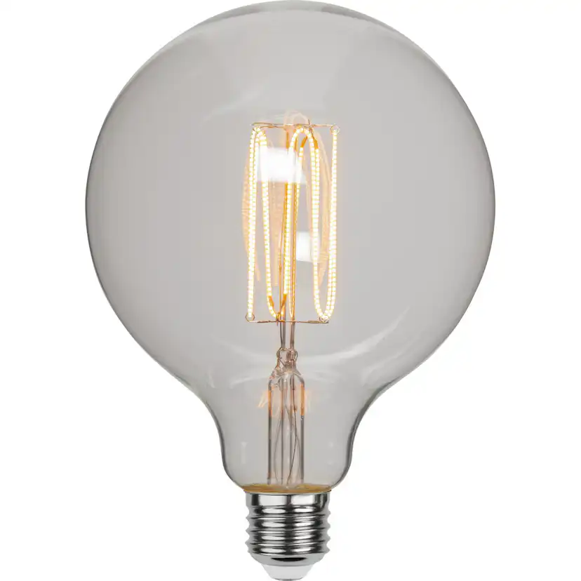 LED-lampa Star Trading E27 G125 Decoled Grace Clear