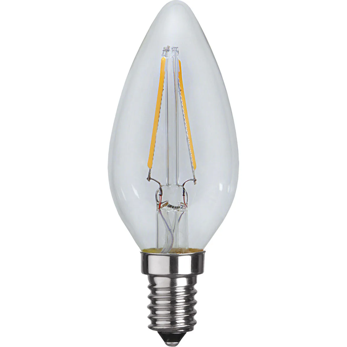 LED-lampa Star Trading E14 LED C35 250lm Transparent Kronljus för Belysning