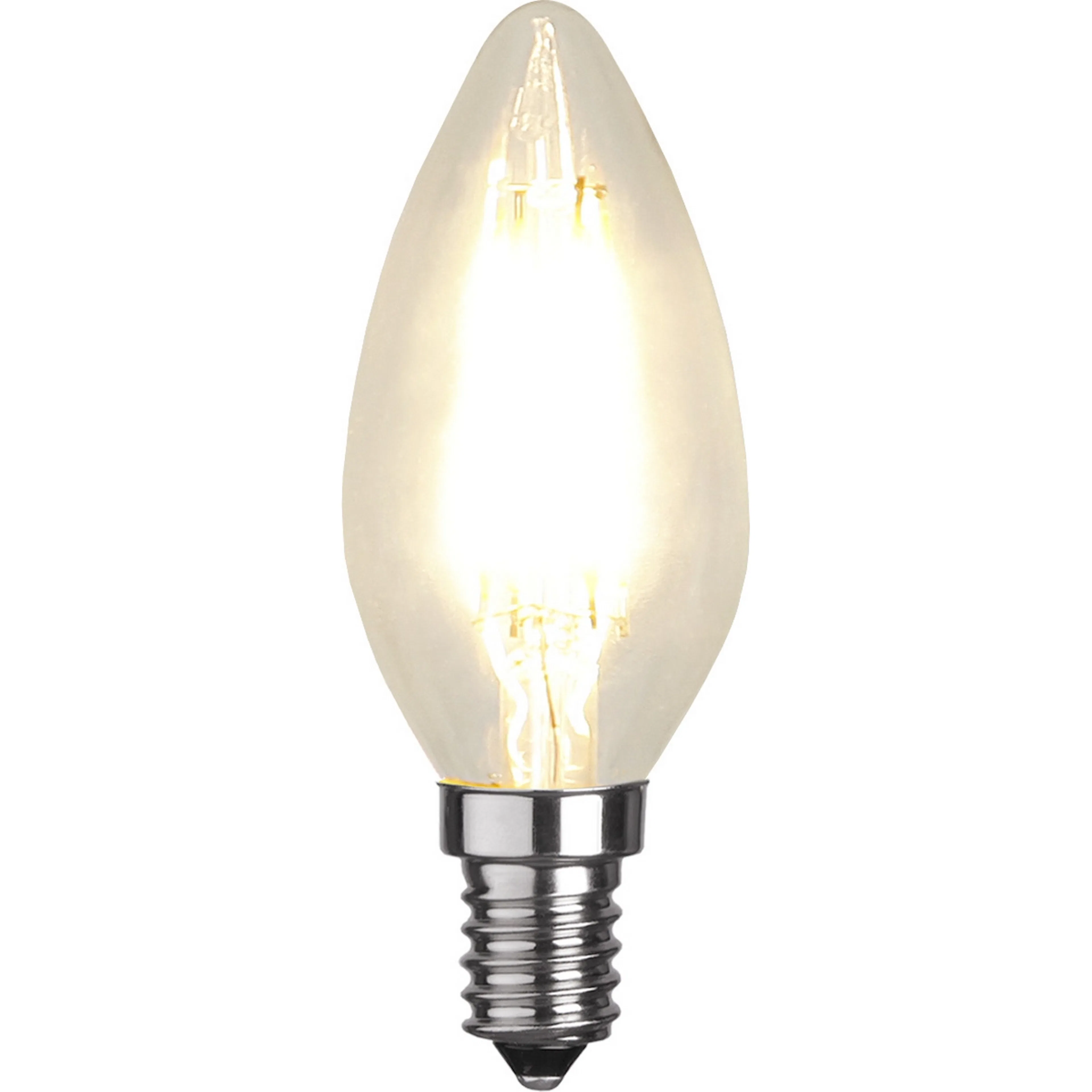 LED-lampa Star Trading Filament E14 C35 Klar Dimbar 4,2W 470lm