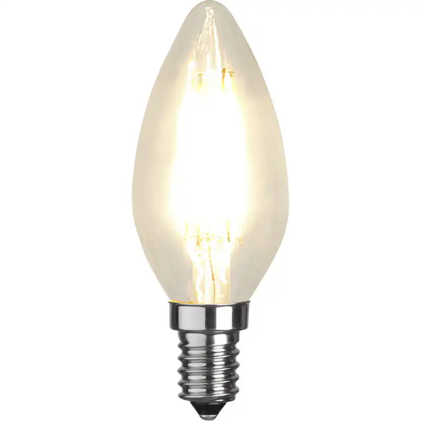 LED-lampa Star Trading Filament E14 C35 Klar Dimbar 4,2W 470lm