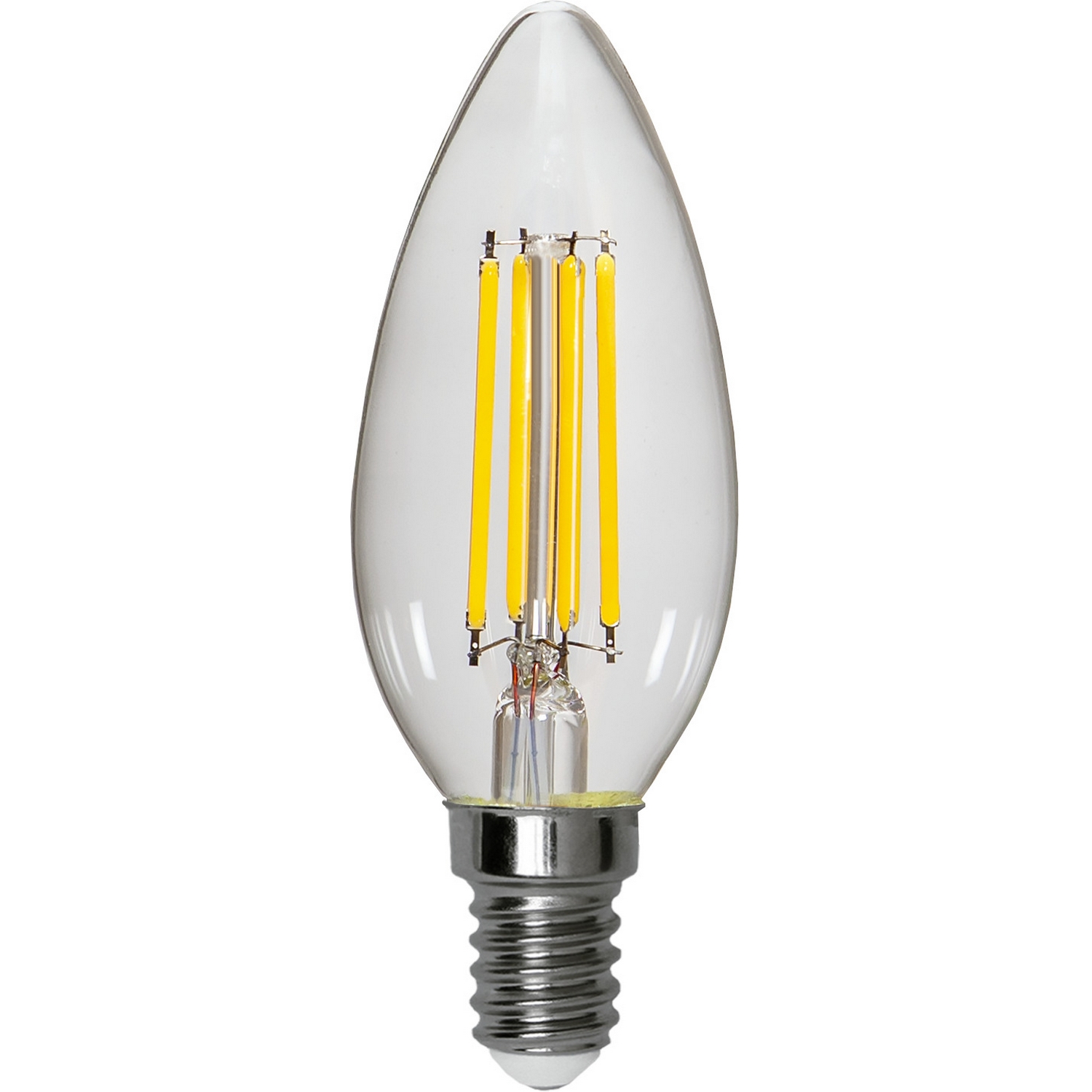 LED-lampa Star Trading Filament E14 C35 Klar 5,9W