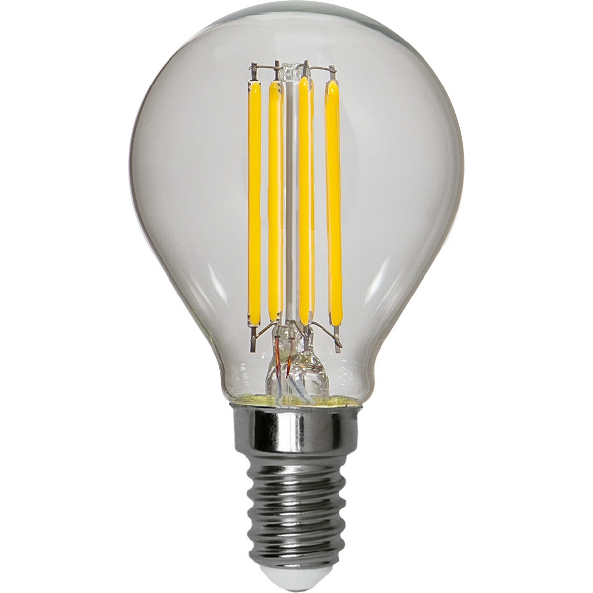 LED-lampa Star Trading Filament E14 P45 Klar 5,9W