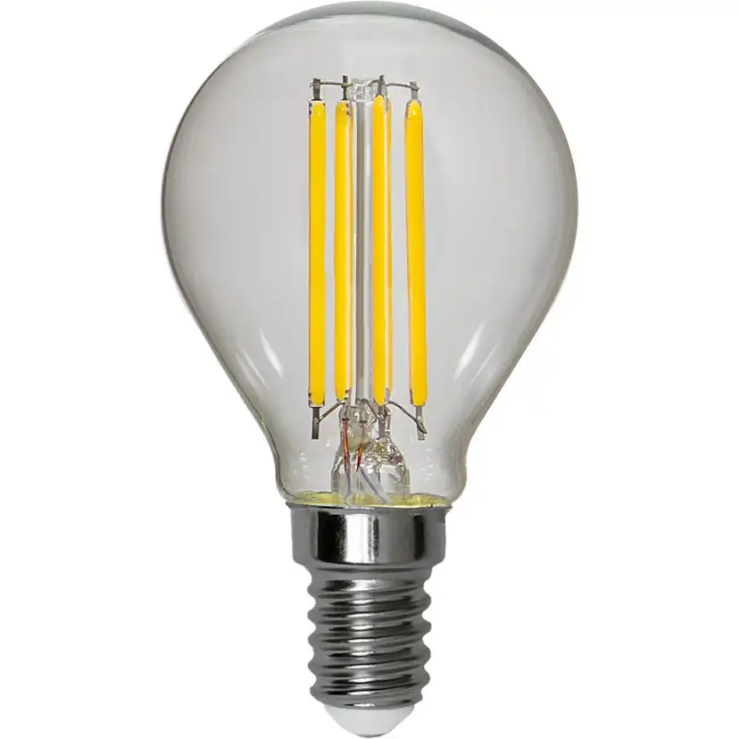 LED-lampa Star Trading Filament E14 P45 Klar 5,9W