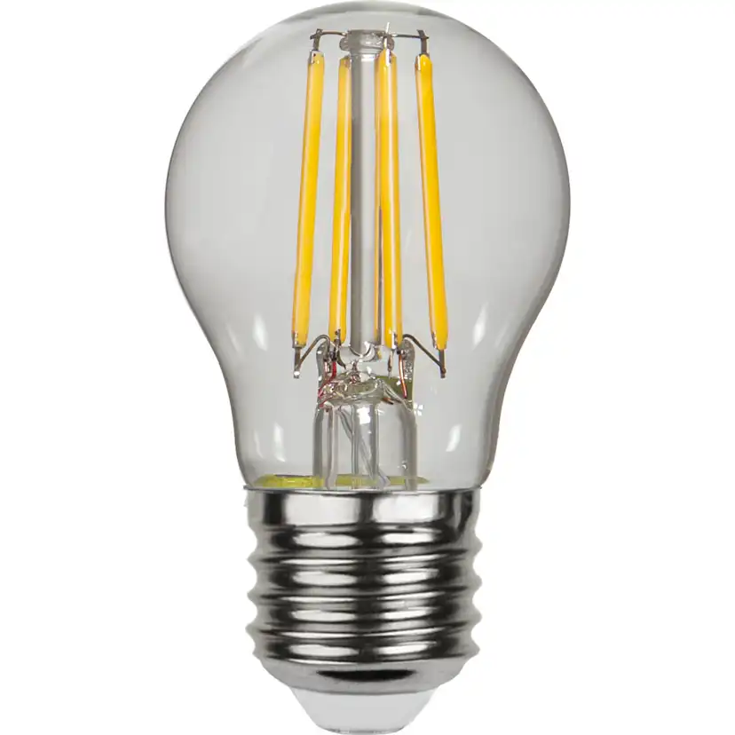 LED-lampa Star Trading Filament E27 G45 Klar 5,9W