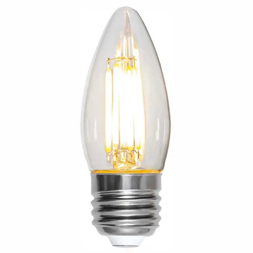 LED-lampa Star Trading Clear E27 C35 470 Lumen