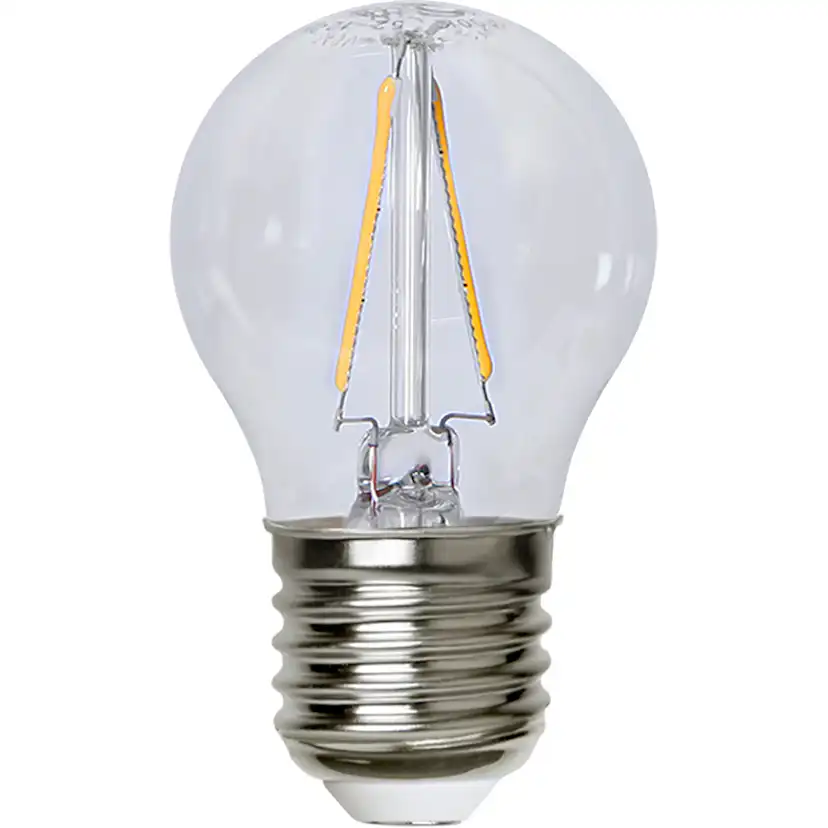 LED-lampa Star Trading Filament E27 G45 Klar 1,5W