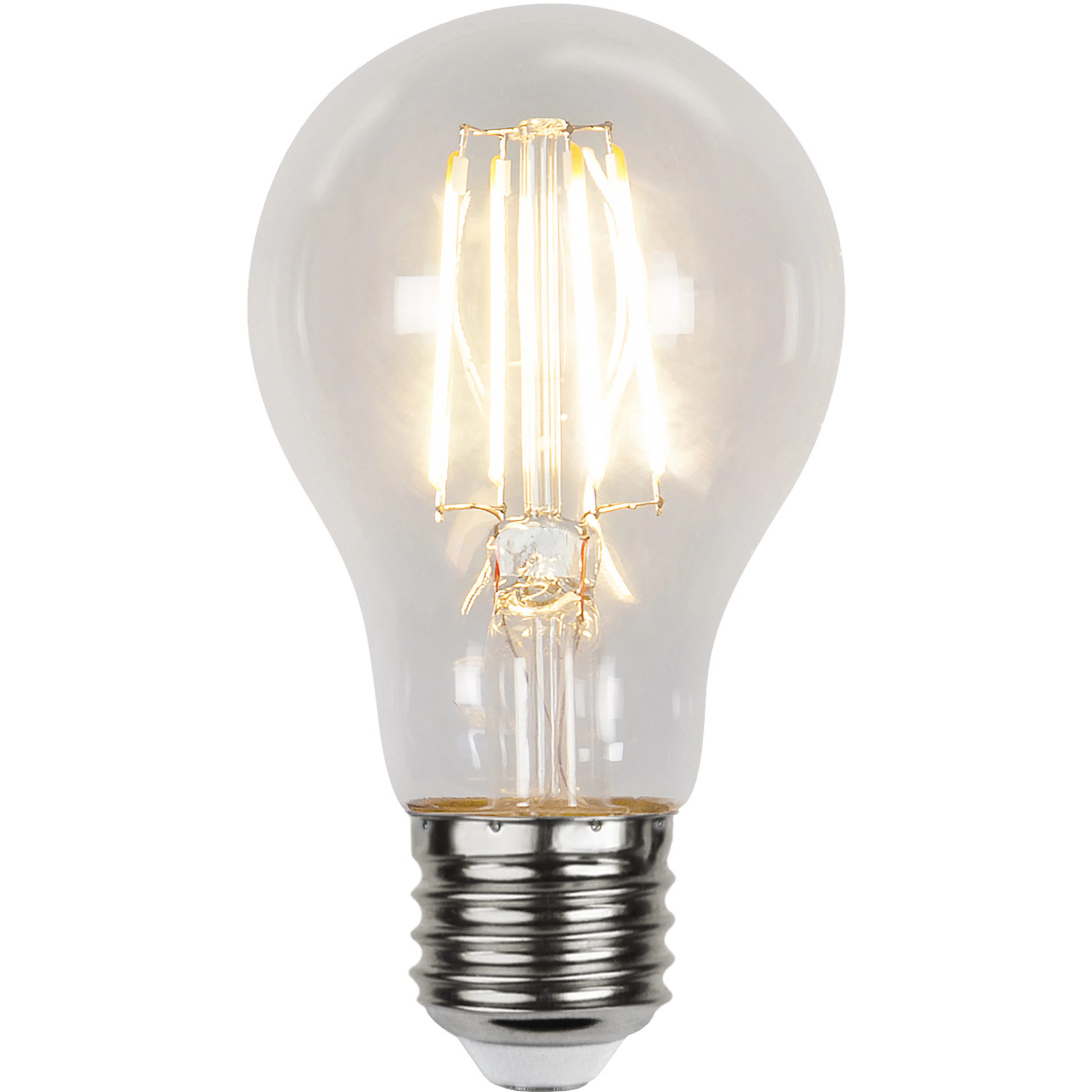 LED-lampa Star Trading E27 A60 Twilight Sensor Klar 4,2W