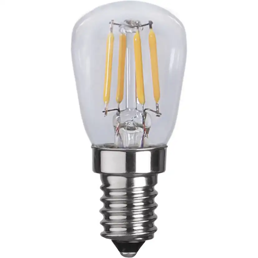 LED-lampa Star Trading Filament E14 ST26 Klar Dimbar 2,8W