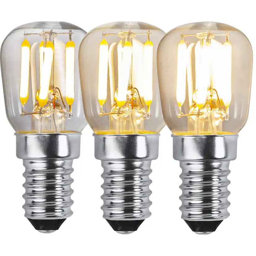 LED-lampa Star Trading E14 ST26 Klar 3-step Dimbar Memory 2,5W