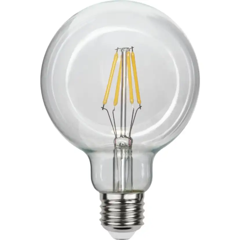 LED-lampa Star Trading Clear E27 G95