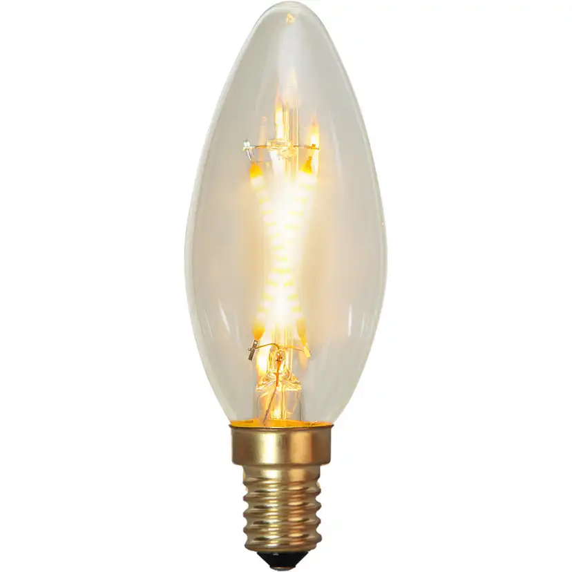 LED-lampa Star Trading Filament E14 C35 Soft Glow 0,5W