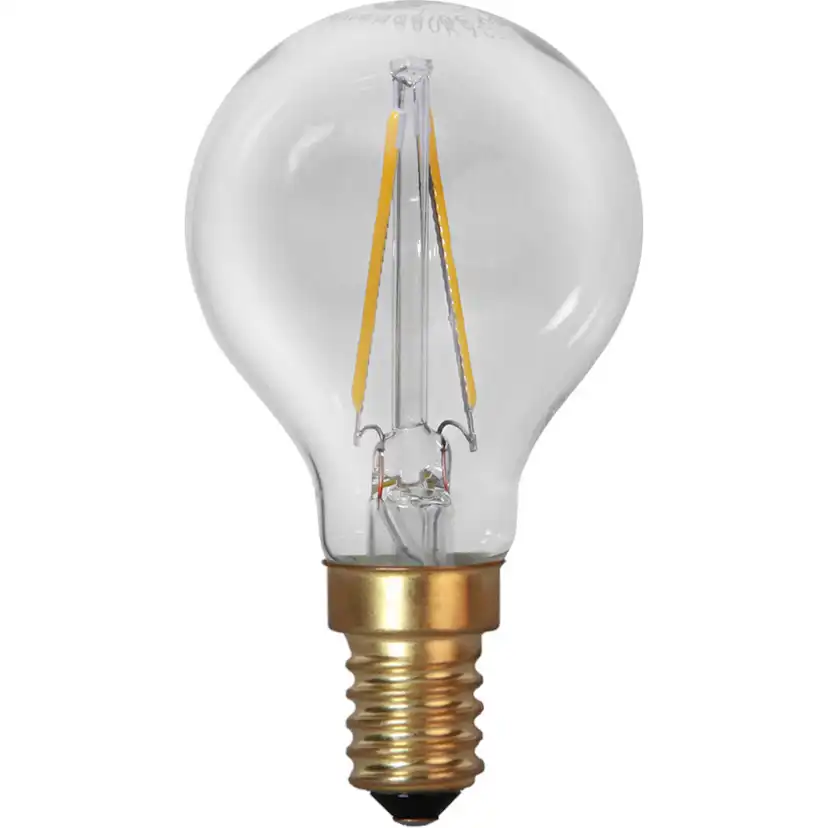 LED-lampa Star Trading Filament E14 P45 Soft Glow 1,5W