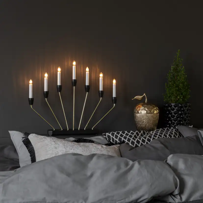 Adventsljusstake Gnosjö Konstsmide 7 L Förmässingad