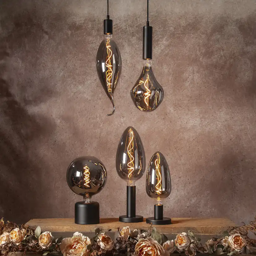 LED-lampa Star Trading Filament E27 C125 Industrial Vintage Dimbar 4,5W