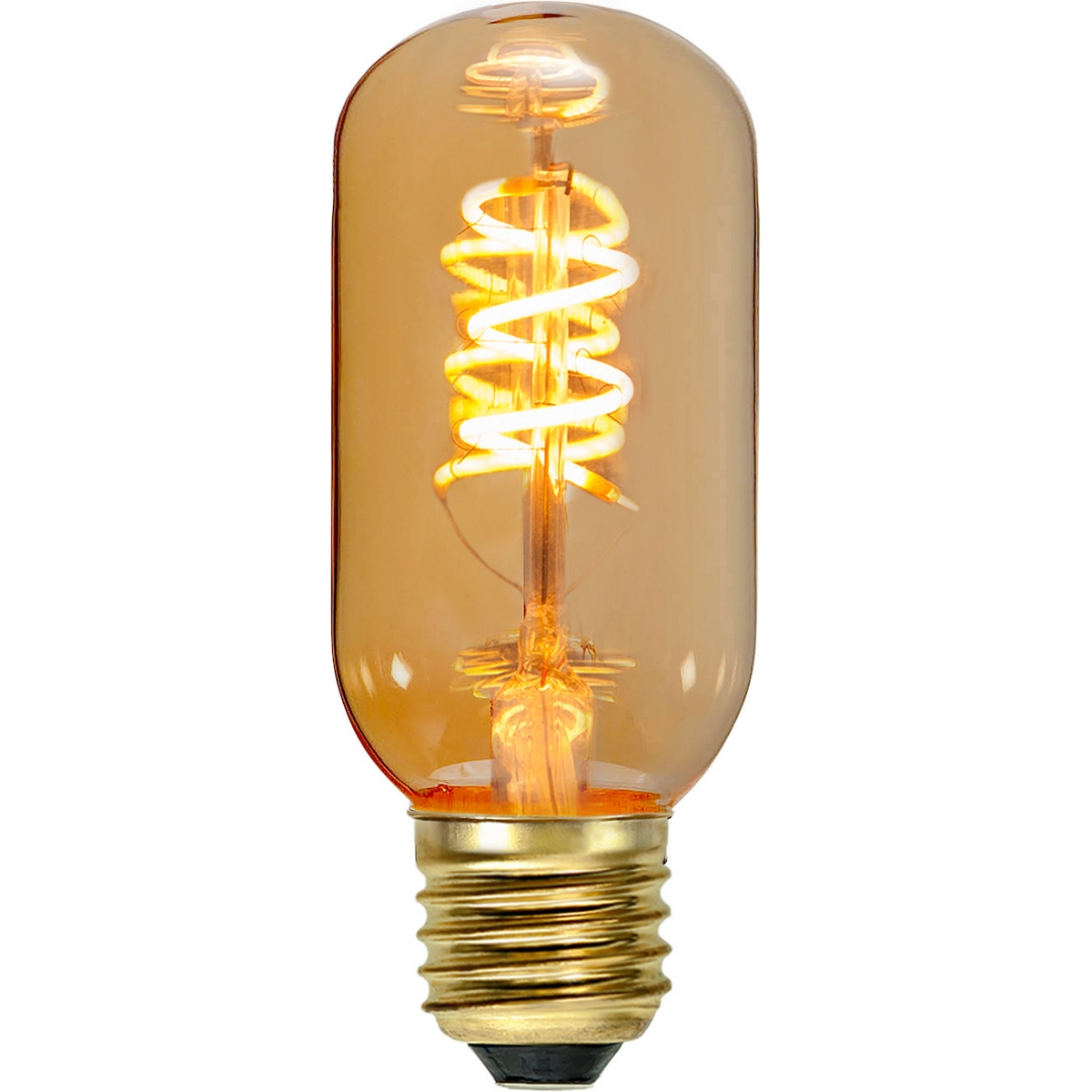 LED-lampa Star Trading E27 T45 Decoled Spiral Amber Dimbar 2,8W