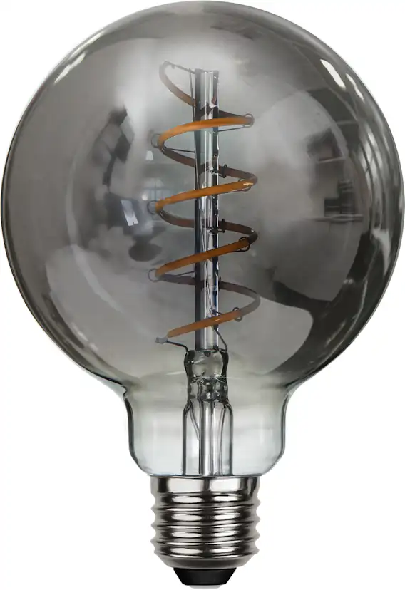 LED-lampa Star Trading E27 G95 Decoled Spiral Smoke Dimbar 2W
