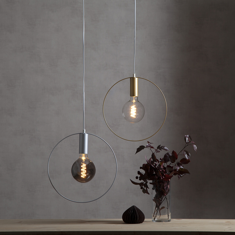 LED-lampa Star Trading E27 G125 Decoled Spiral Smoke Dimbar 2W