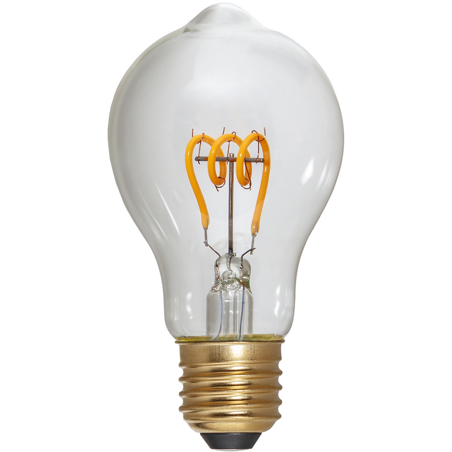 LED-lampa Star Trading E27 TA60 Decoled Spiral Klar 3-step Dimbar Dimbar 4W