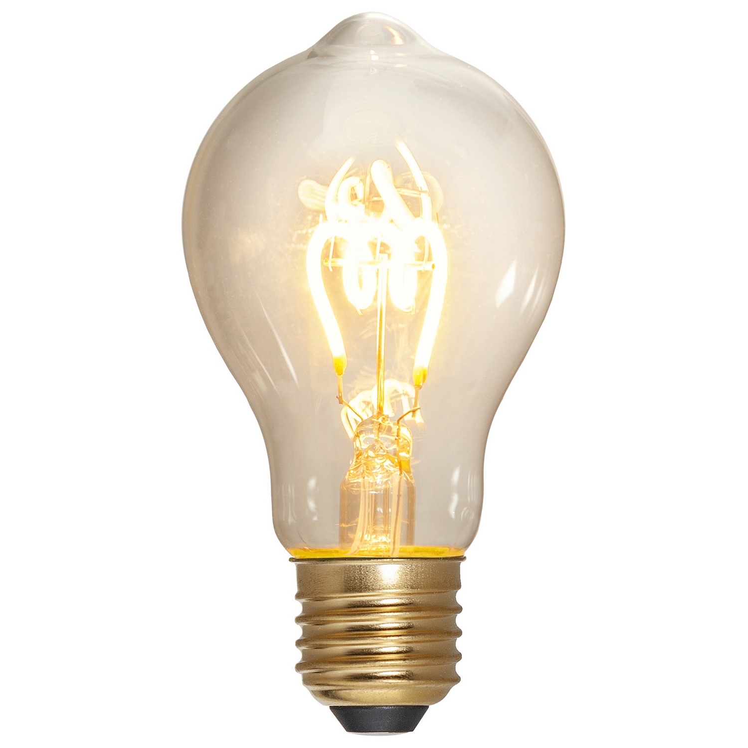 LED-lampa Star Trading E27 TA60 Decoled Spiral Klar 3-step Dimbar Dimbar 4W