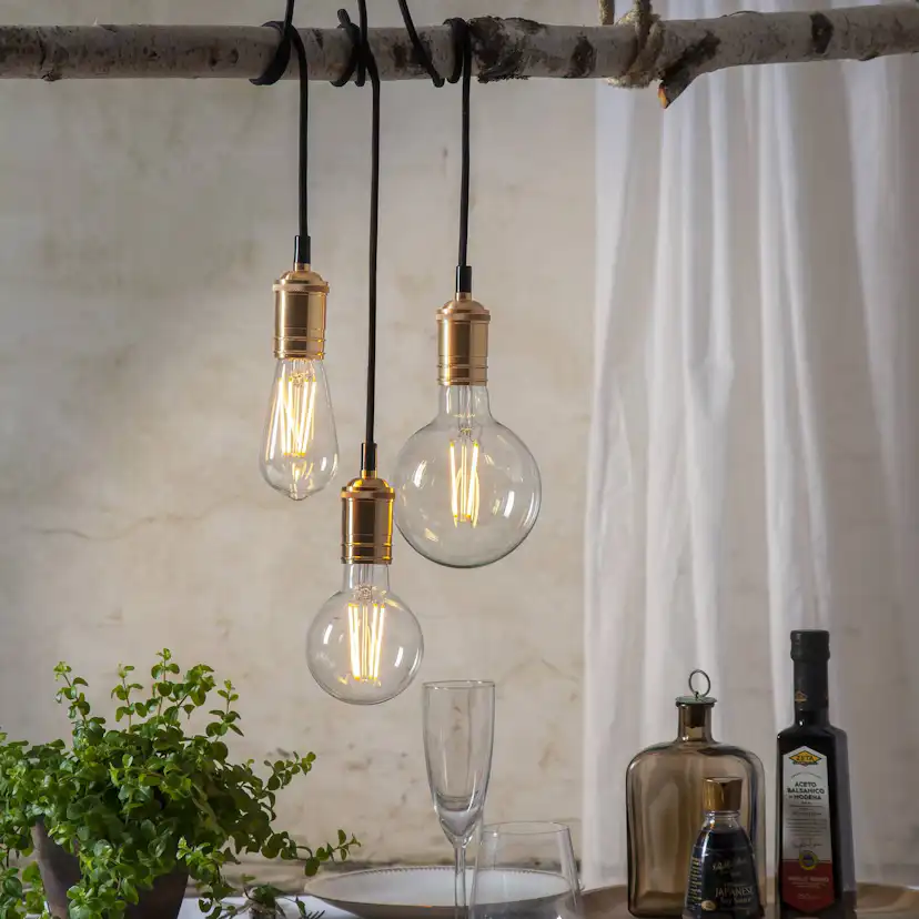 LED-lampa Star Trading E27 ST64 Soft Glow 3-step Memory Dimbar 6,5W