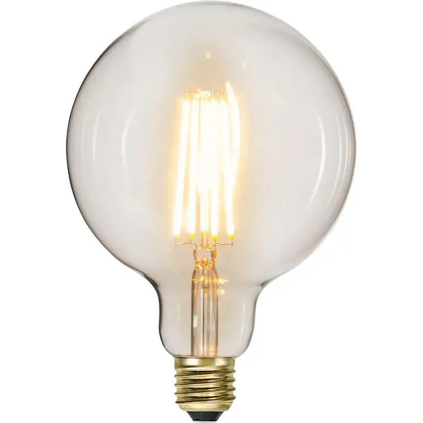 LED-lampa Star Trading E27 G125 Soft Glow 3-step Dimbar