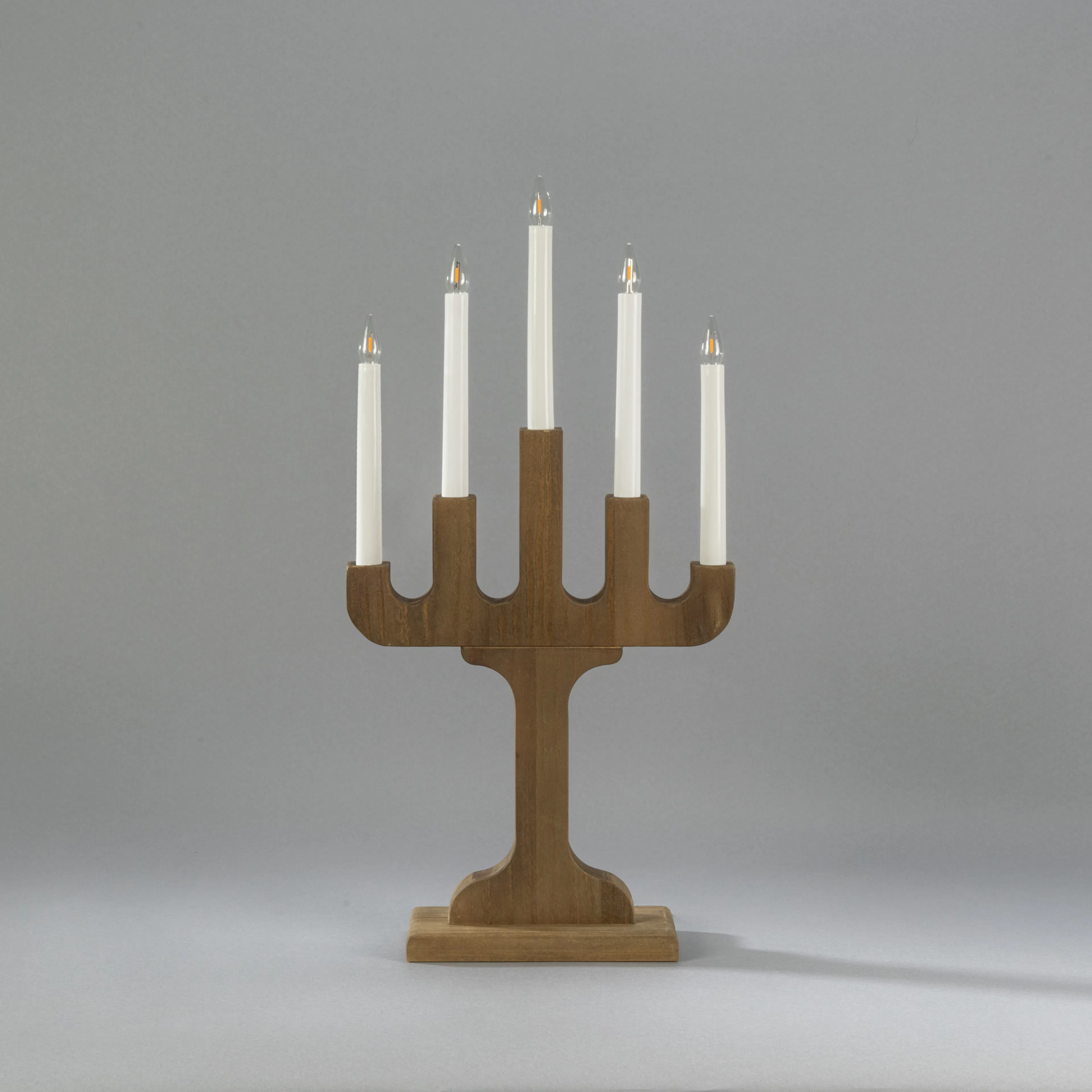 Adventsljusstake Gnosjö Konstsmide 3543 Elljusstake Trä 5 Ljus