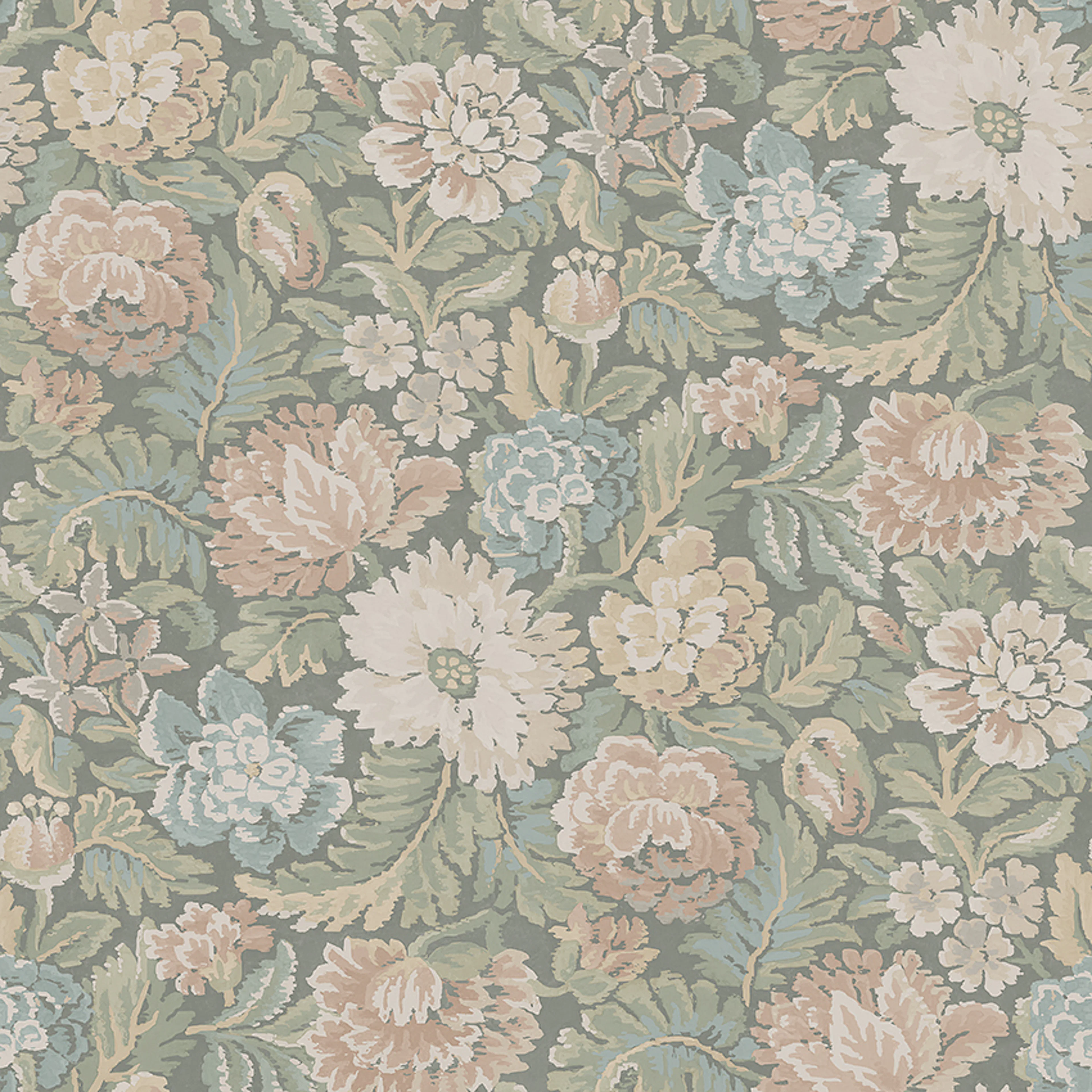 Tapet Boråstapeter Nightingale Garden 3562 Non Woven, Mönstrad Grön