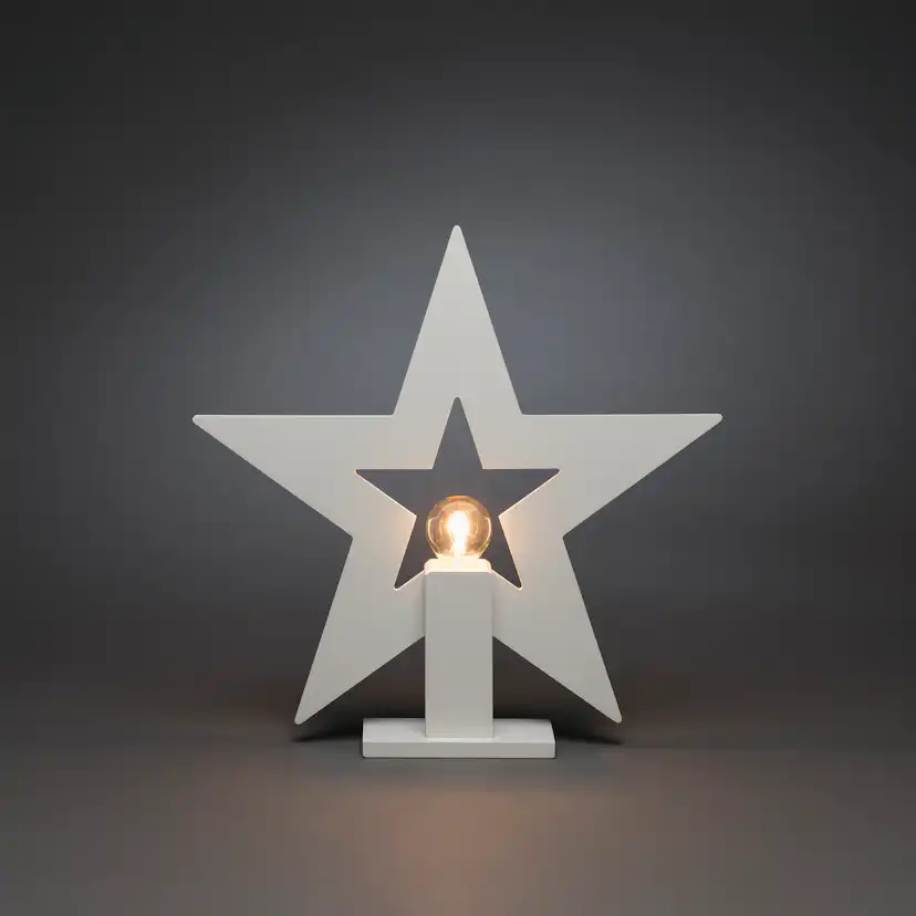 Adventsstjärna Gnosjö Konstsmide Stående Trä E14