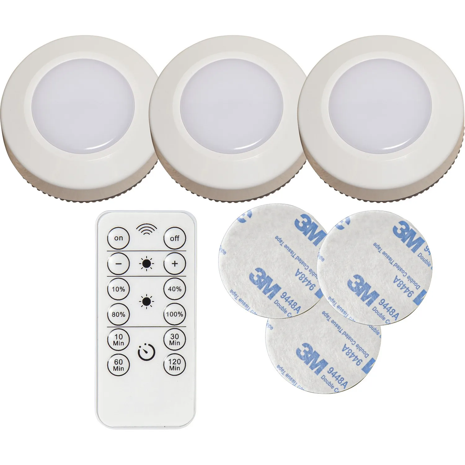 Batteridriven Spotlight Star Trading Functional 3-pack