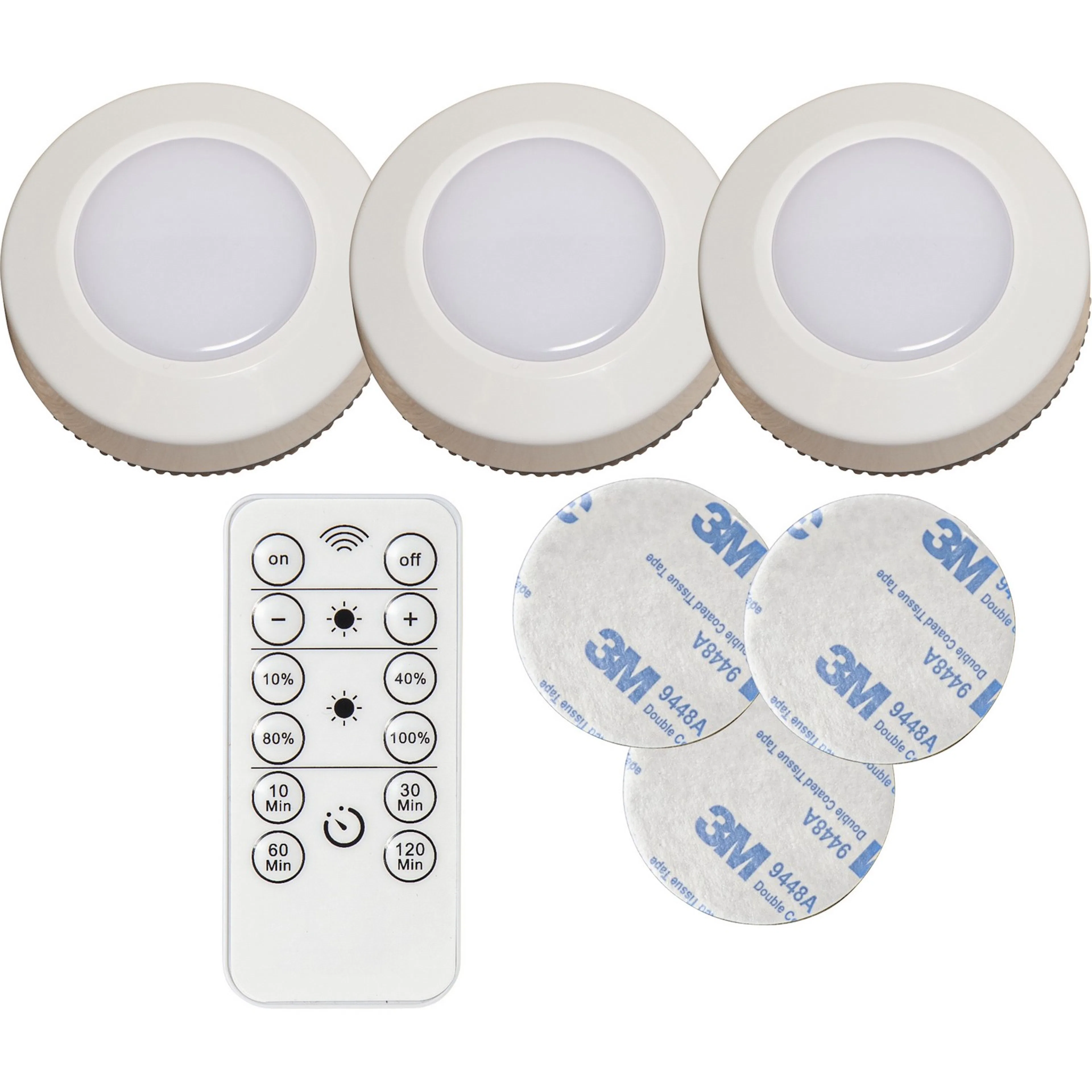 Batteridriven Spotlight Star Trading Functional 3-pack