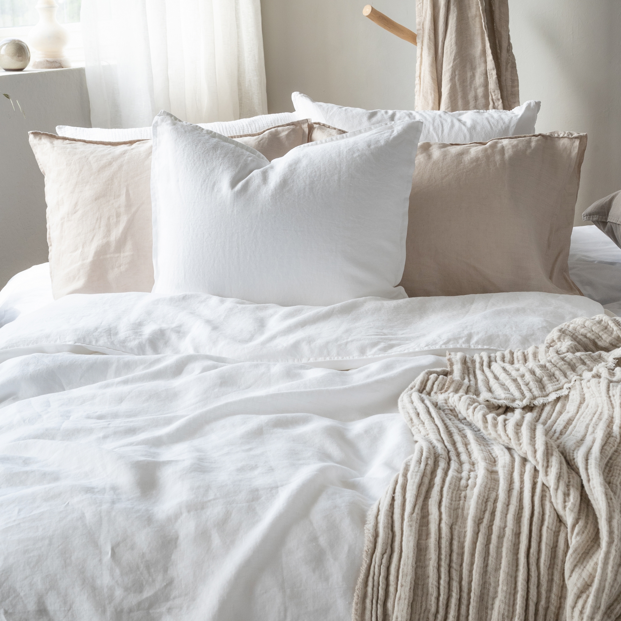 Påslakanset Borganäs of Sweden Linne Dubbelsäng