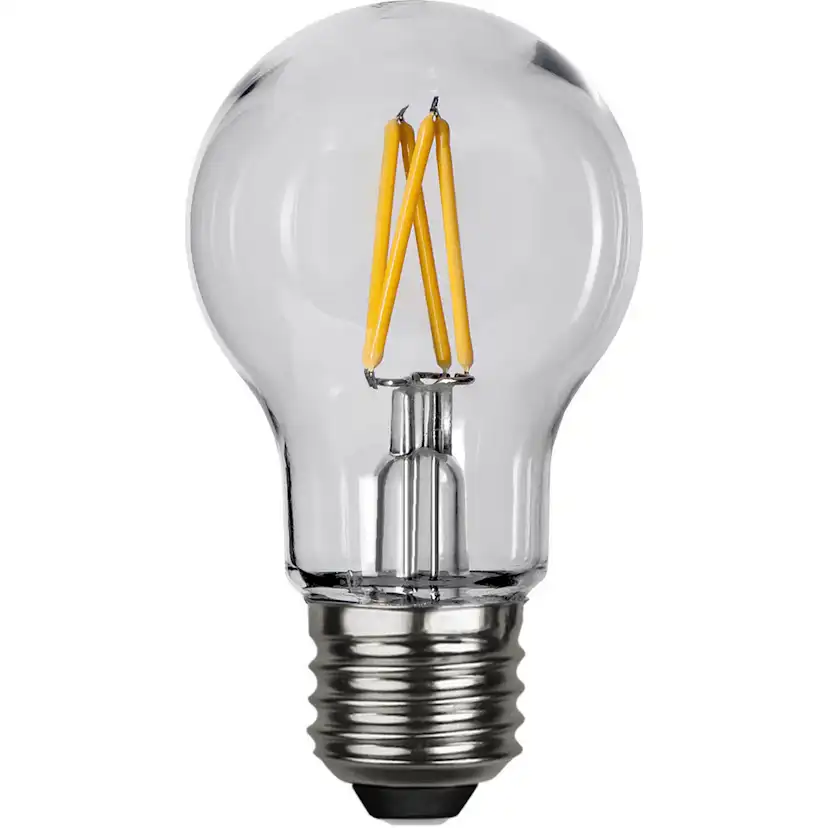 LED-lampa Star Trading Filament E27 A55 Outdoor Lighting PC Cover 2,4W