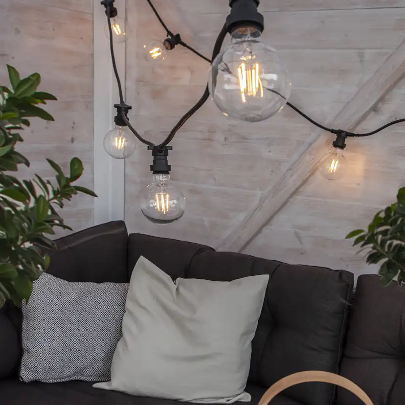 LED-lampa Star Trading B22 G95 Outdoor Lighting PC Cover Filament