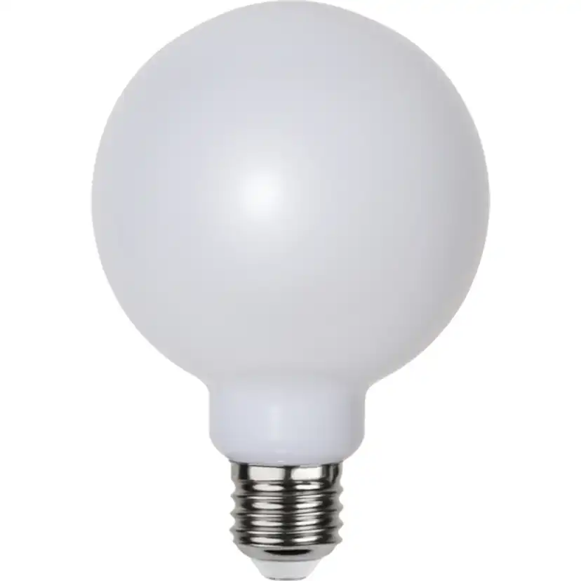 LED-lampa Star Trading E27 G95 Outdoor Lighting PC Cover Filament Opal