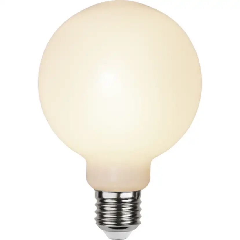 LED-lampa Star Trading E27 G95 Outdoor Lighting PC Cover Filament Opal