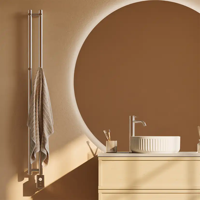 Spegel Svedbergs Valje Rundad med LED Belysning