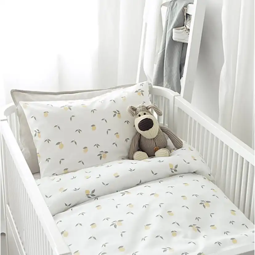 Påslakanset Spjälsäng Borganäs of Sweden Lemons