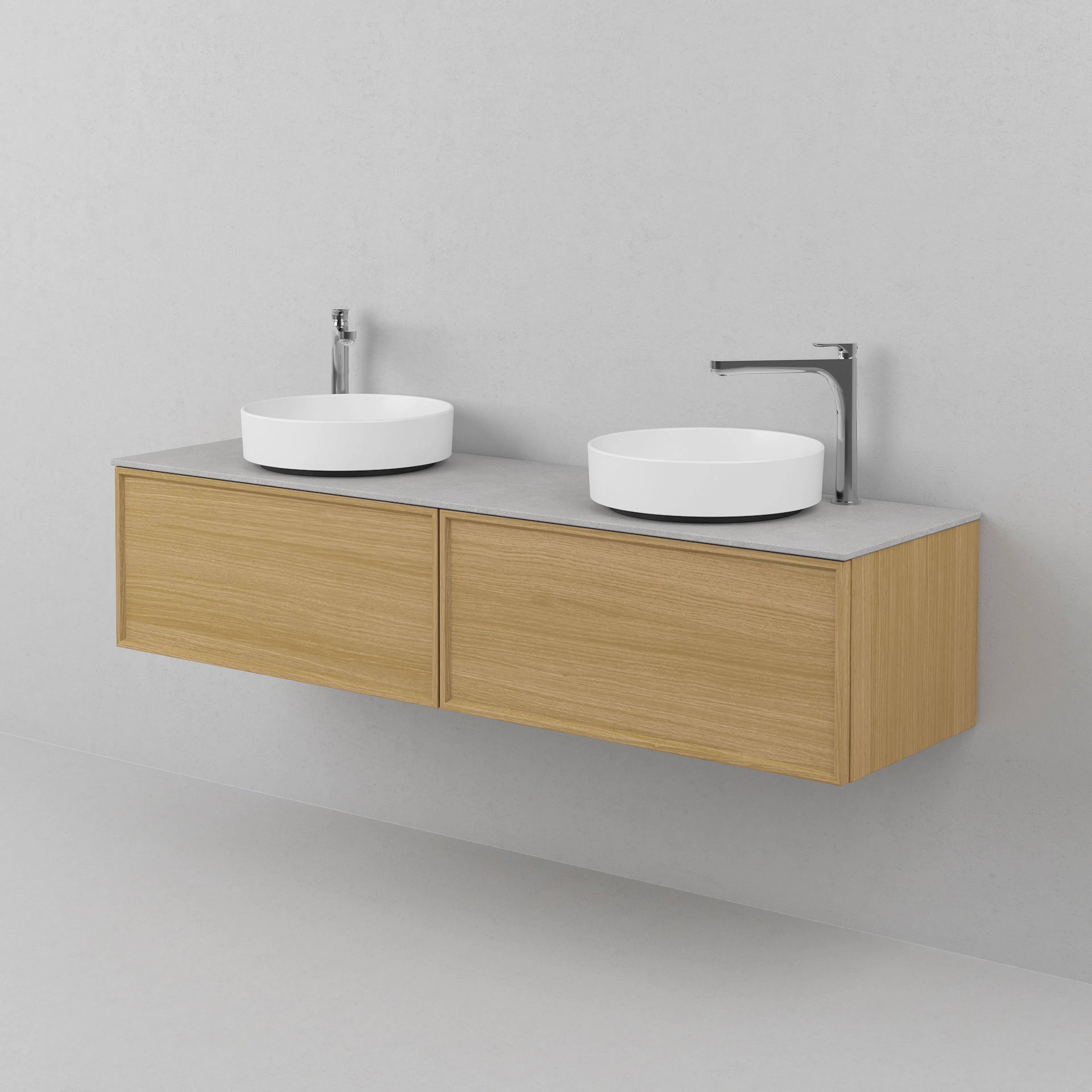 Tvättställsskåp INR Air Wood 1600 Dubbel